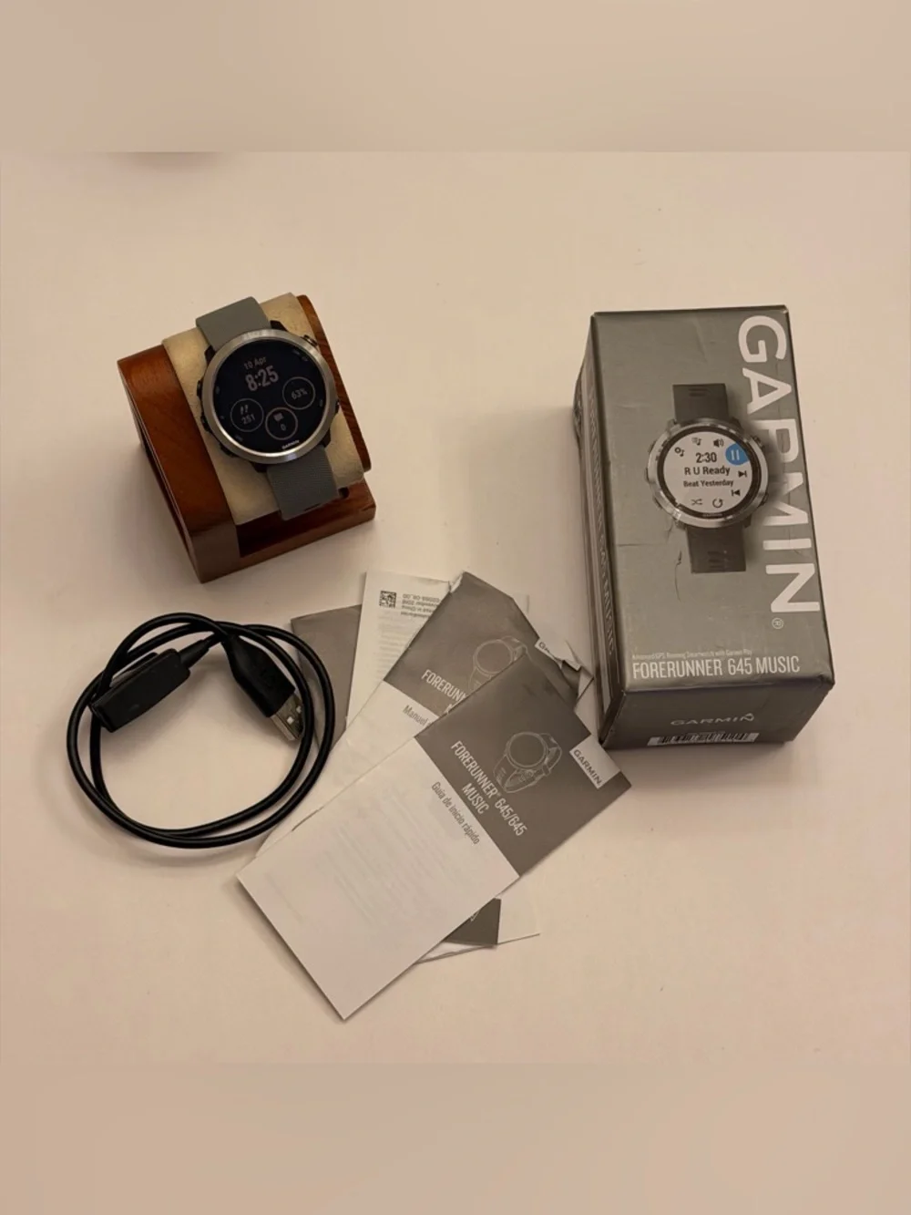Garmin Forerunner 645 Music, Full set,‎ like new, tested